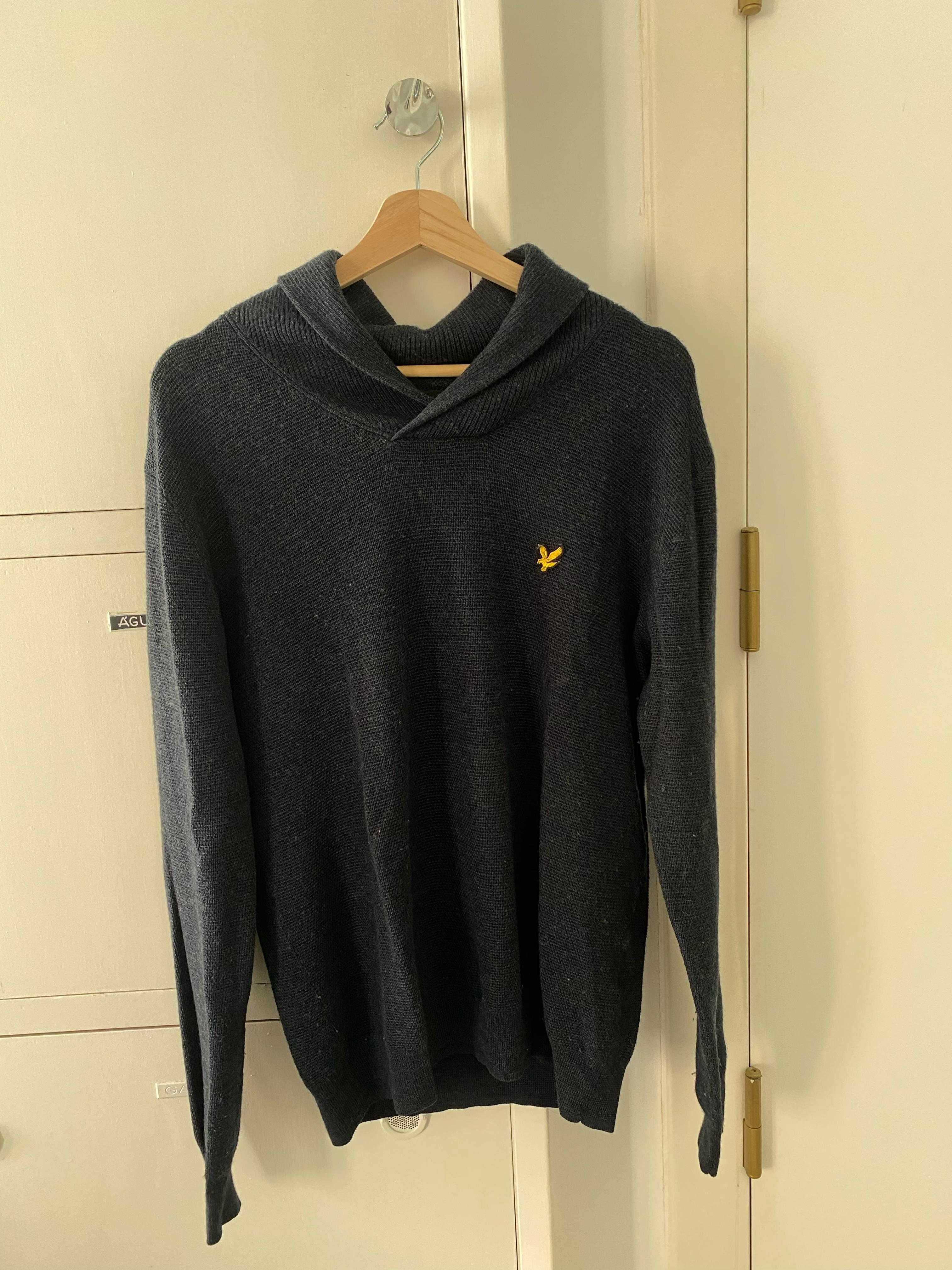 Sweater Lyle & Scott Azul Marinho - Tamanho L