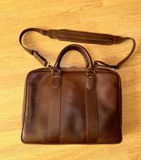 Плечевая сумка из телячьей кожи Brunello Cucinelli