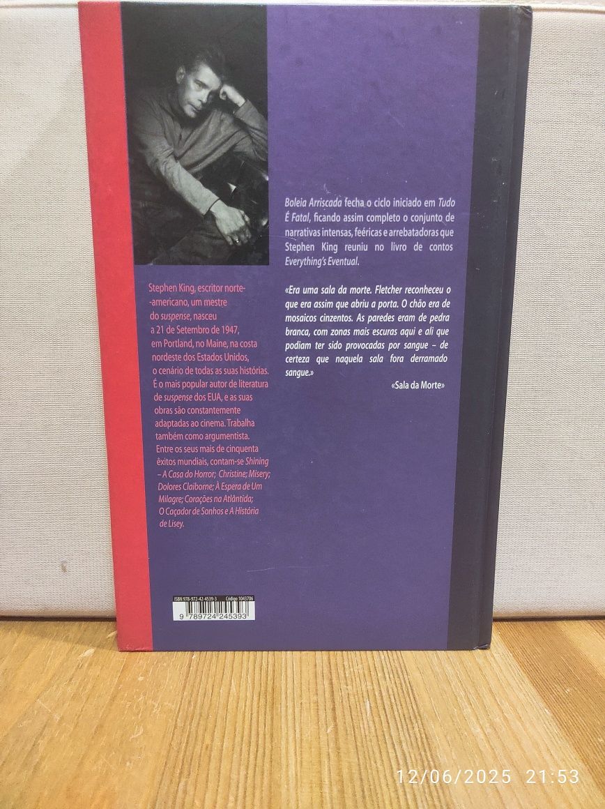 Stephen King Boleia Arriscada
