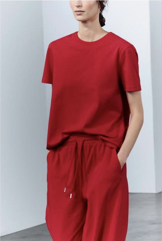 Костюм Zara трикотажний палацо