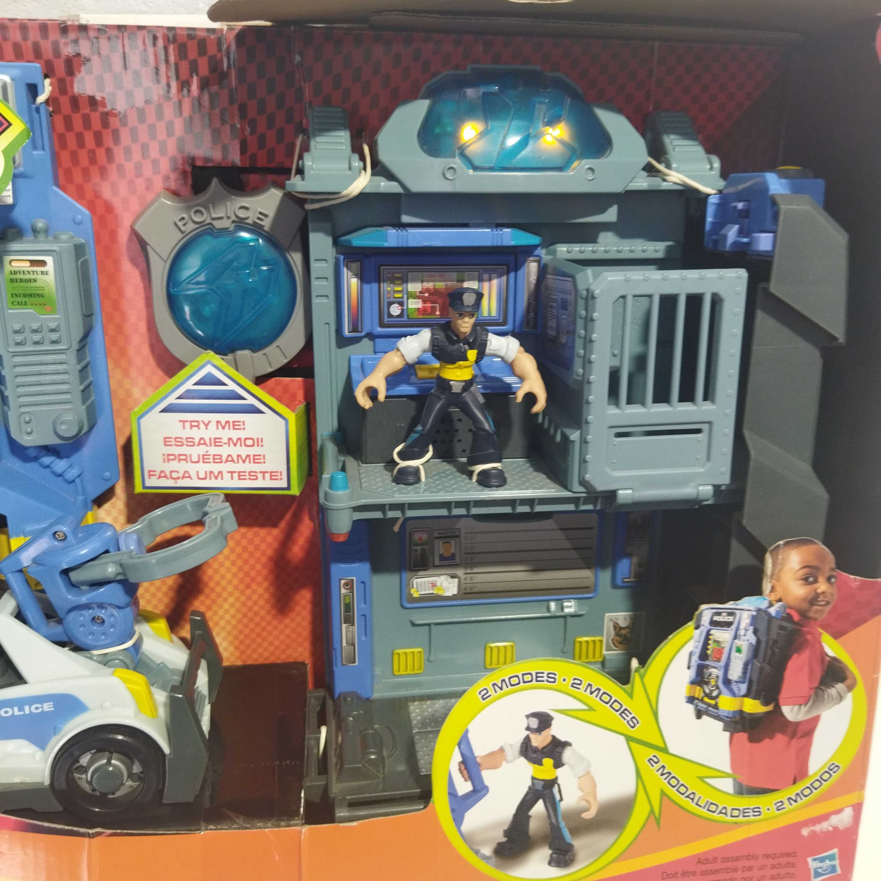 PLAYSKOOL komisariat policji plecak świeci gra