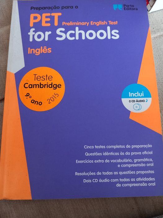 PET for schools livro de preparação