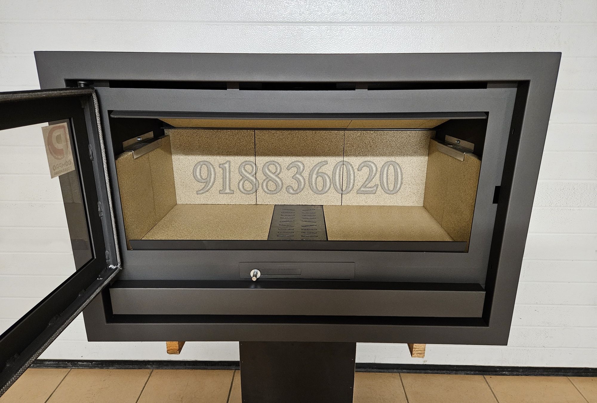 Recuperador Calor Lenha L-90cm  Com Ventilação - NOVOS