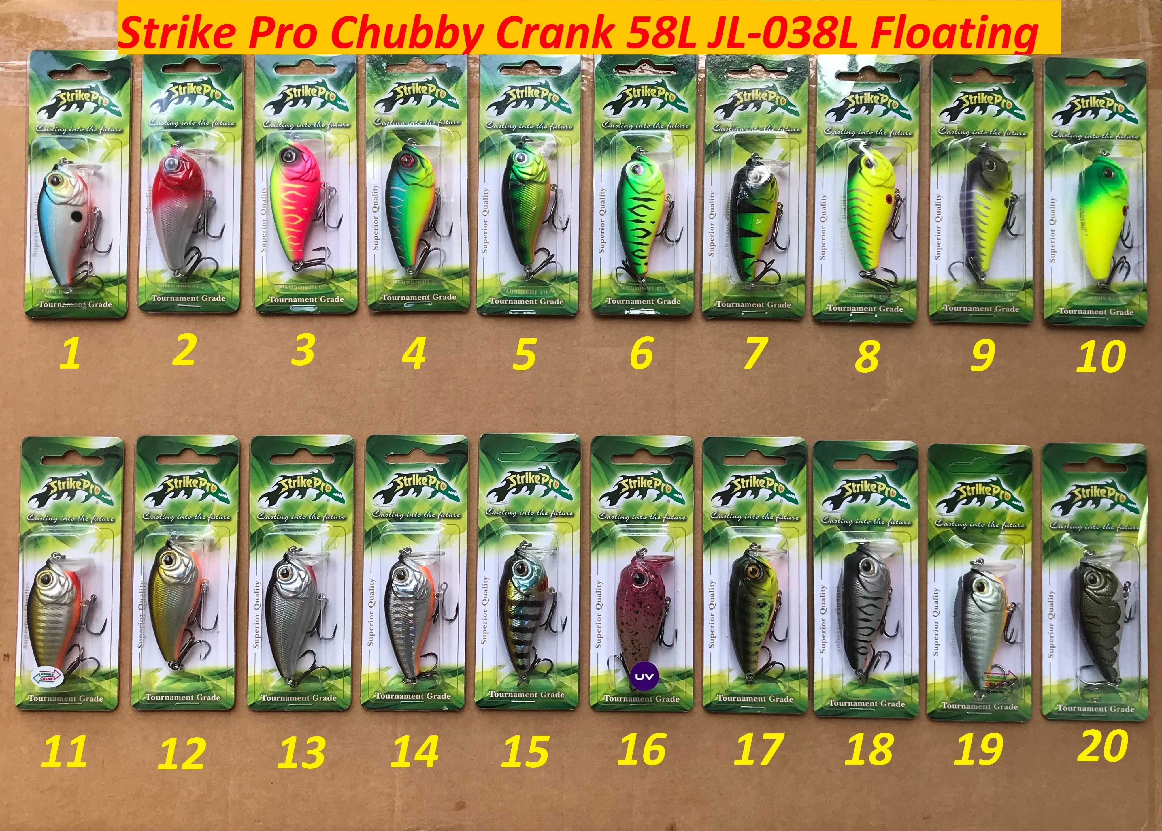 Воблеры Strike Pro Inquisitor, Chubby Crank, Flap Slap, Rattle-N-Shad