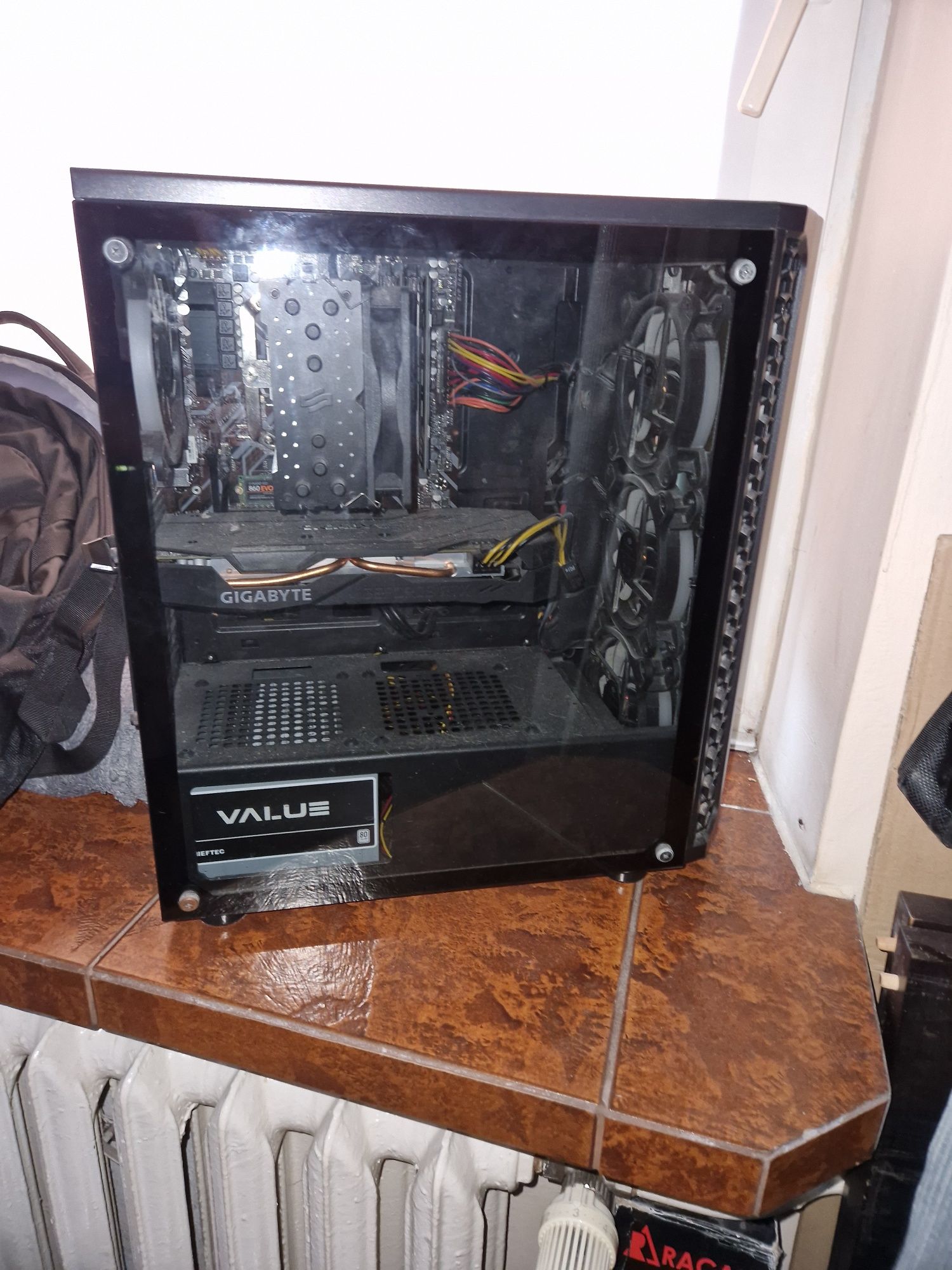 Komputer ryzen 5 3600 RTX2060 SsD 1TB 16gb ram + monitor AOC C32G1