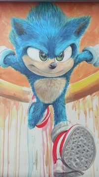 Art Print Sonic the Edgehog