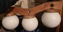 Lampa duża trzy kloszowa