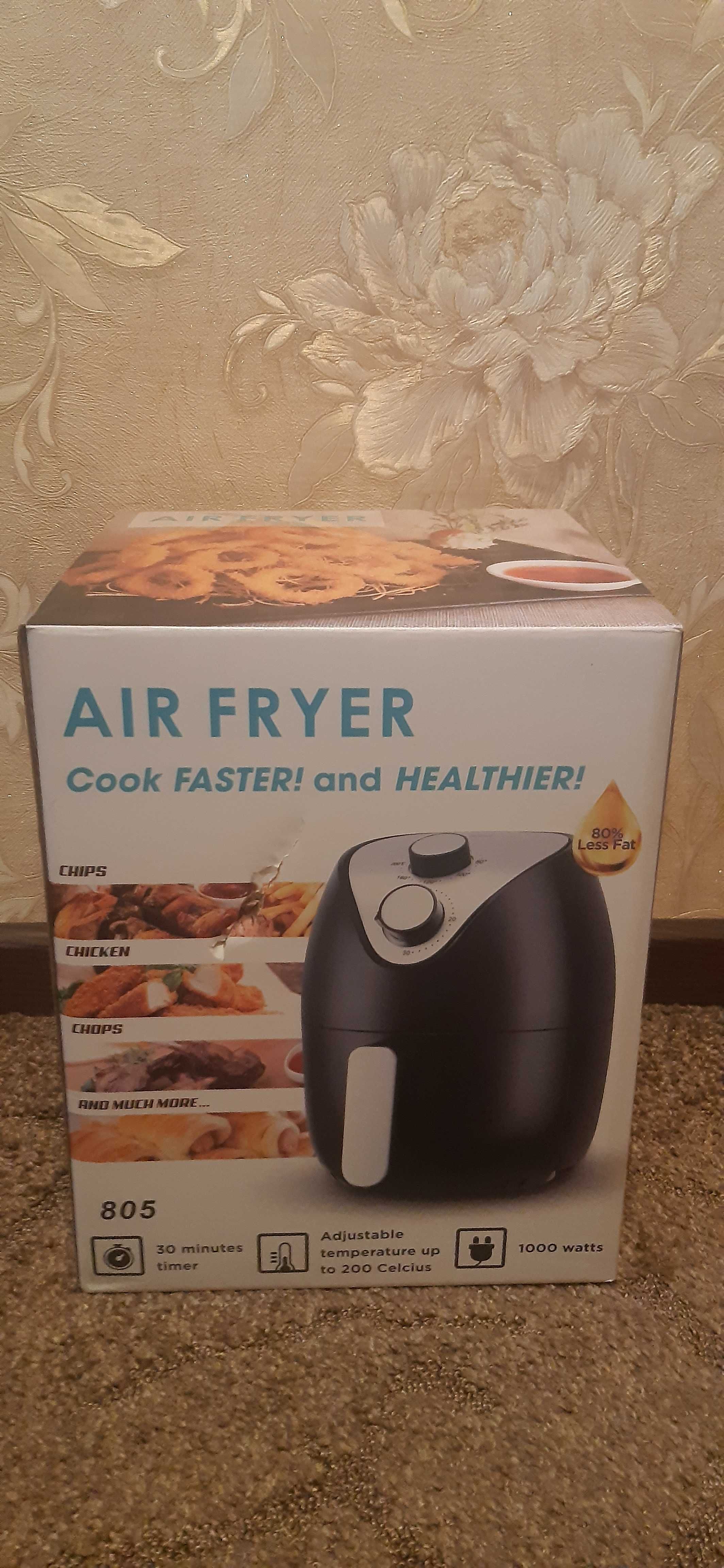 Безмасляная фритюрница  Air Fryer Аэрогриль Аэрофритюрница 3,2 л