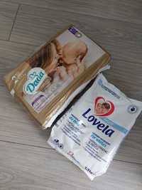 NOWE Zestaw Pieluchy Dada 2, Proszek Lovela 1,3 kg