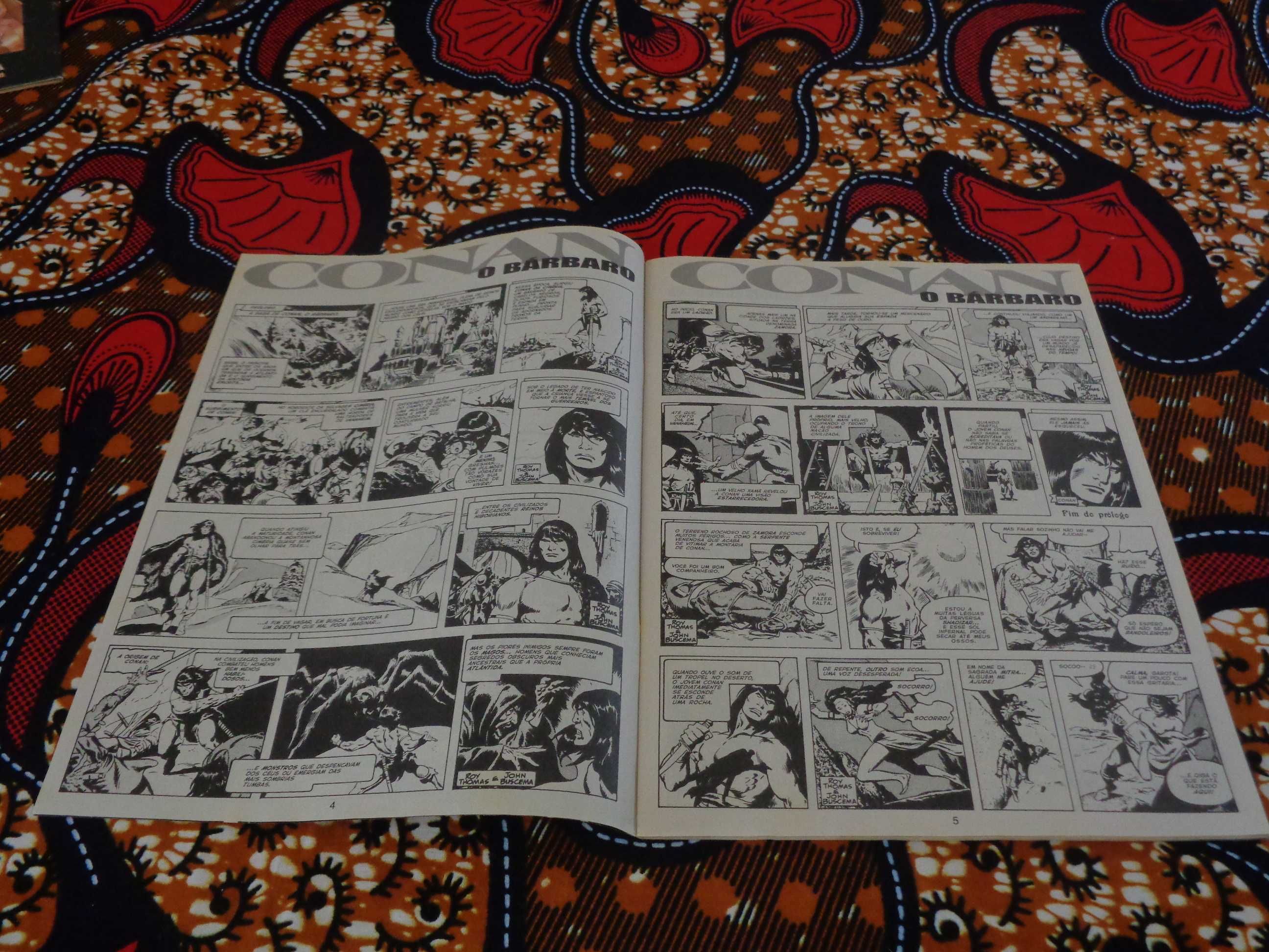 Revistas "Conan o Bárbaro". Muito bom estado. Mythos Editora. 2002.