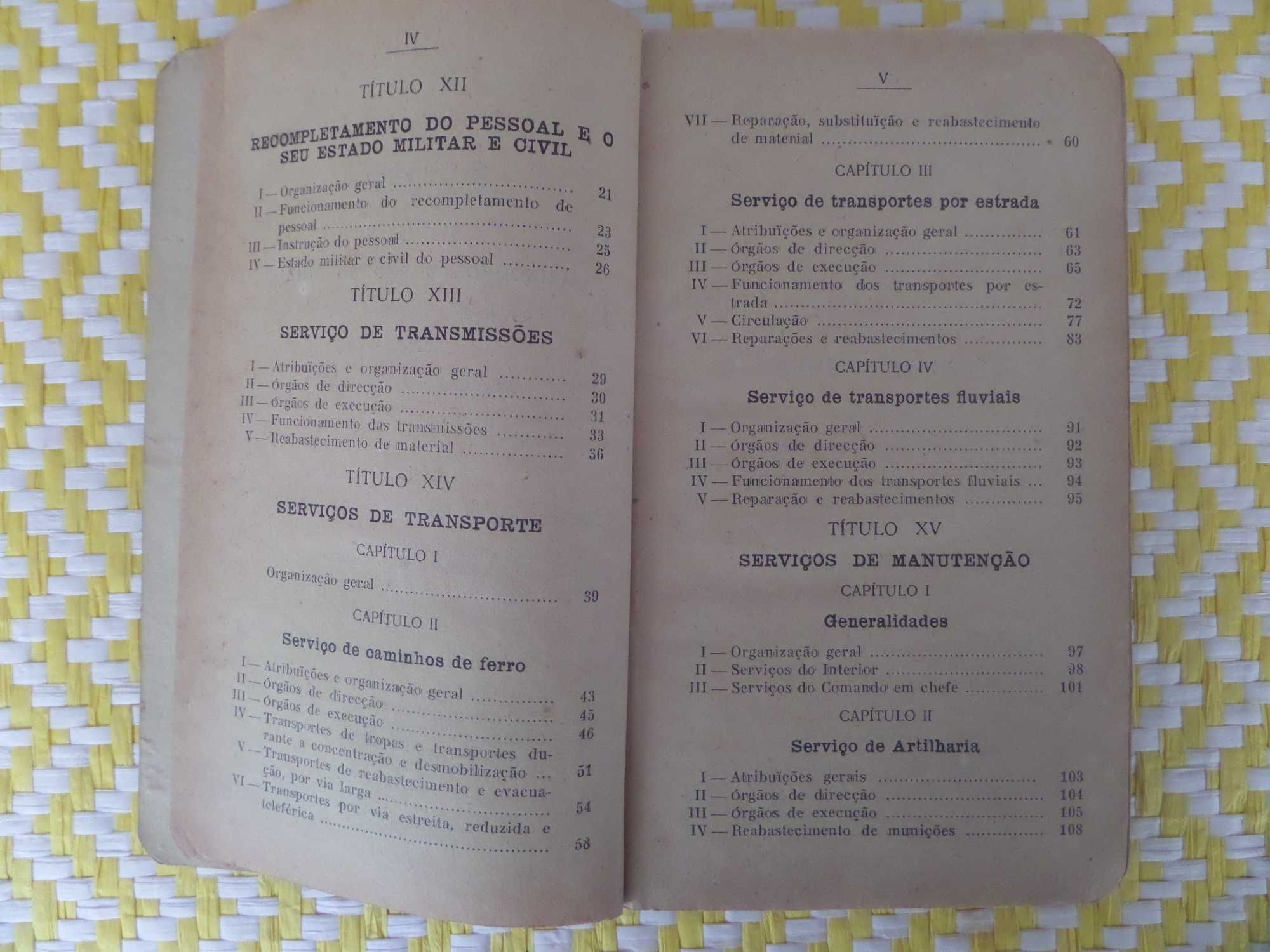 Regulamento para o Serviço de Campanha -Ano 1935?
Min. da Guerra