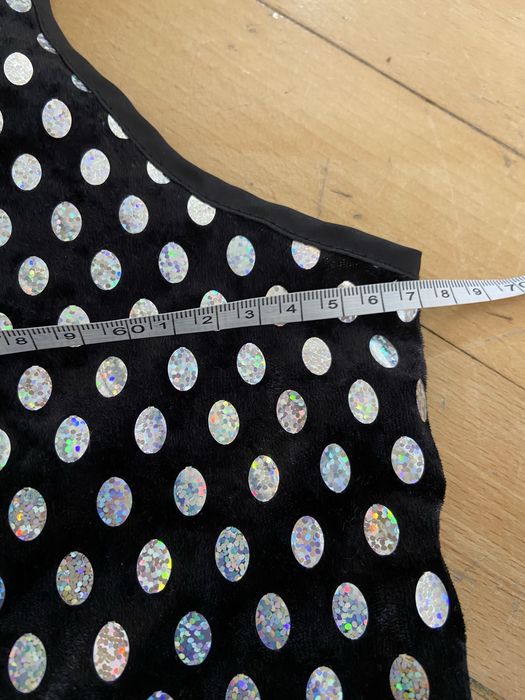 Der karnevalswierts rozm 60 kamizelka  czarna cekiny klaun clown