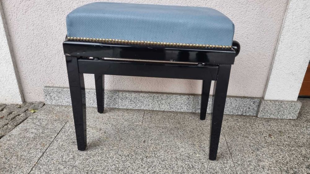 Stołek do pianina fortepianu krzesła ławka regulowana wysokość