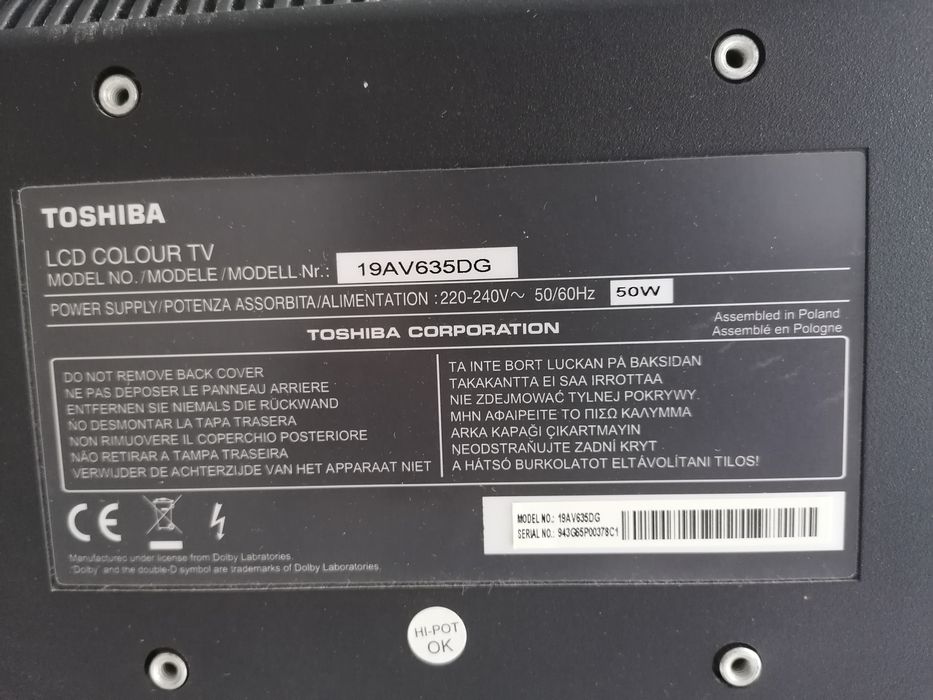 TV LCD Digital ecrã 19"