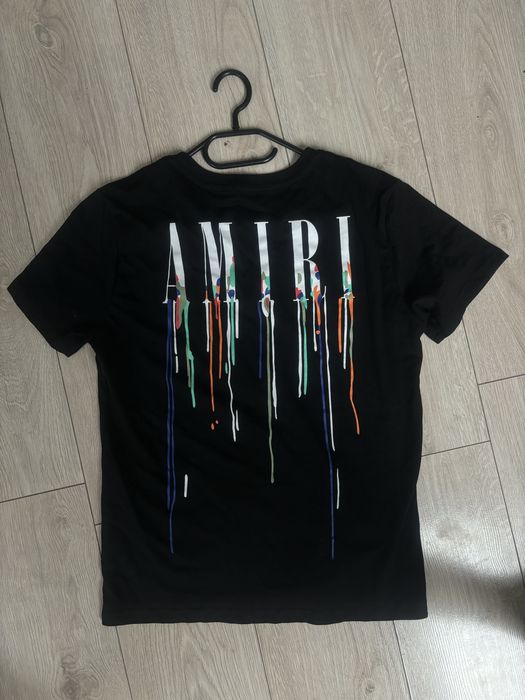 Koszulka Amiri Paint Core Drip ( Ubrana Raz )