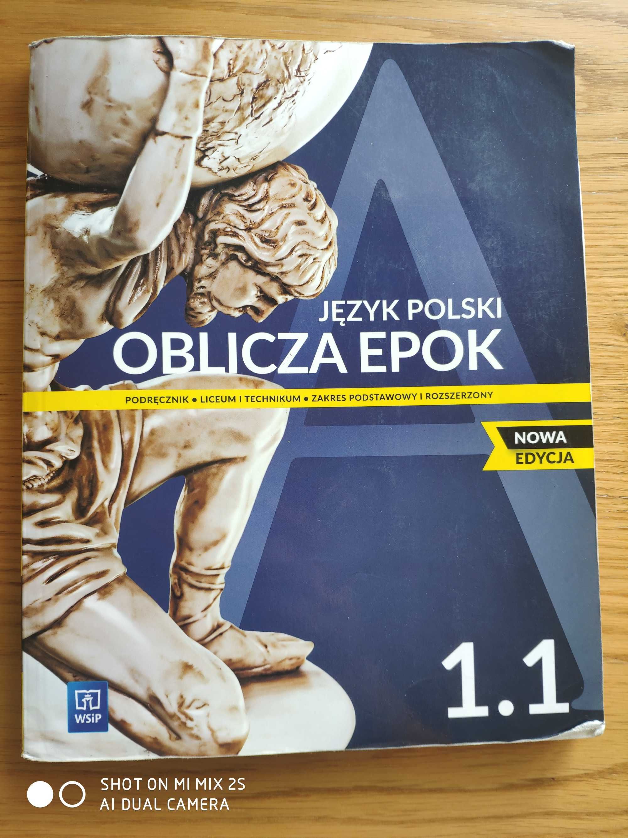 Język Polski Oblicza epok 1.1 Nowa edycja WSiP podręcznik