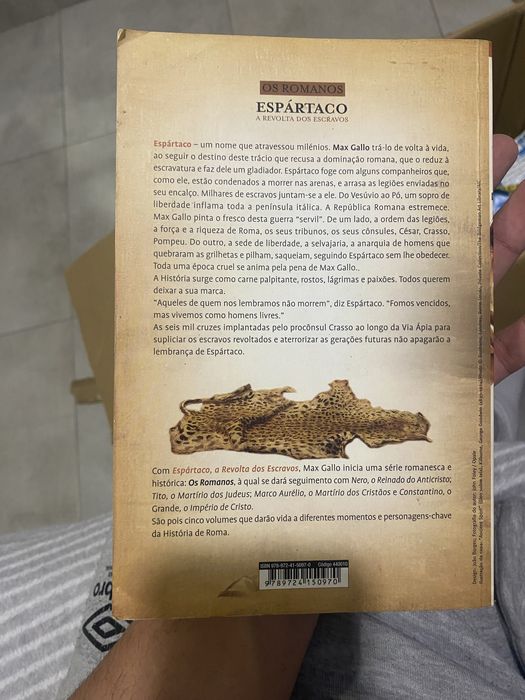 libro espártago a revolta dos escravos