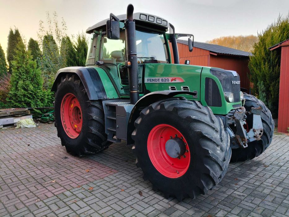 Fendt 820 Vario TMS z Niemiec Pneumatyka