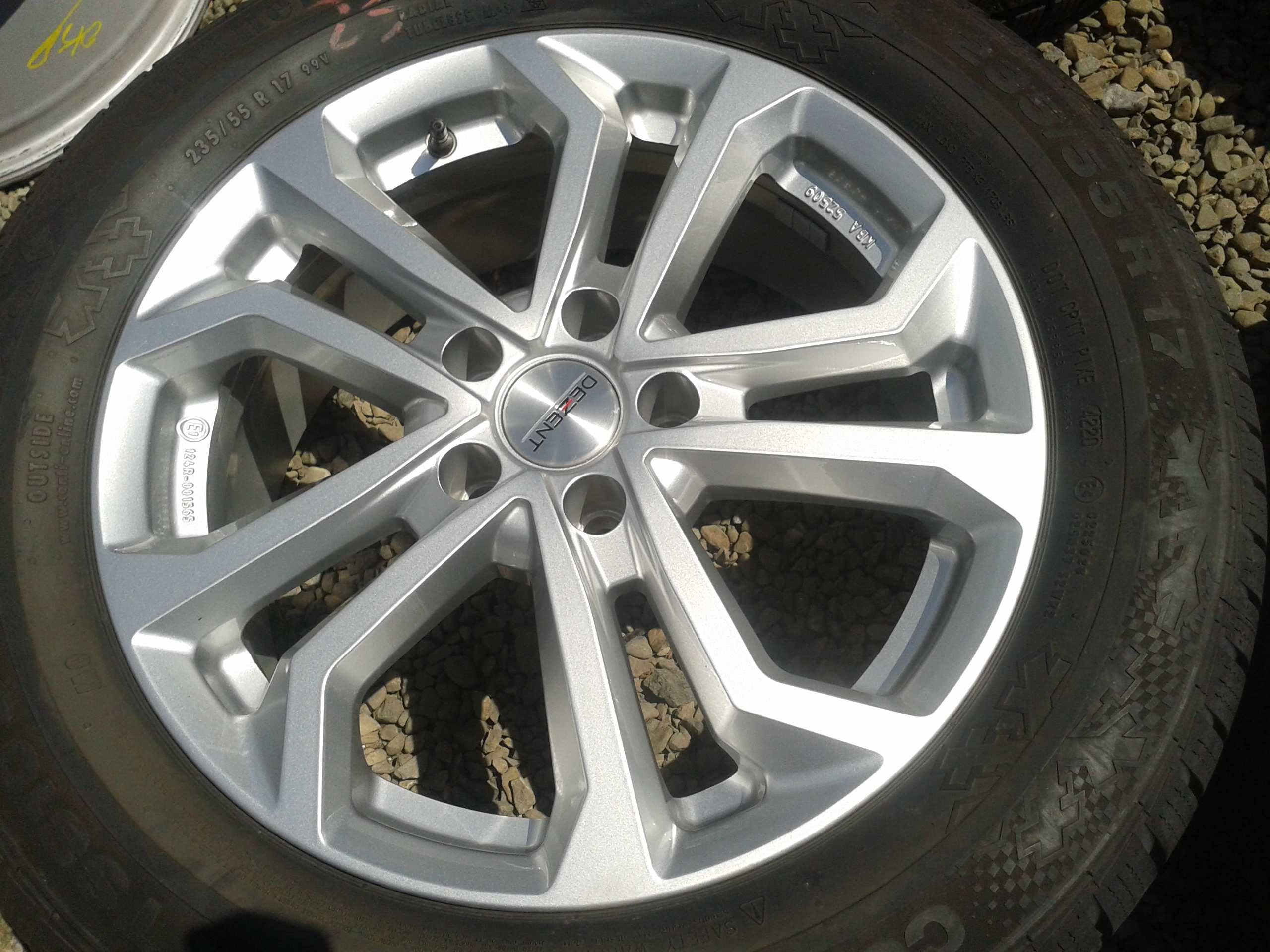 kola r17 jeep renegade 235 55 continental 5x110 jak nowe mielec et40