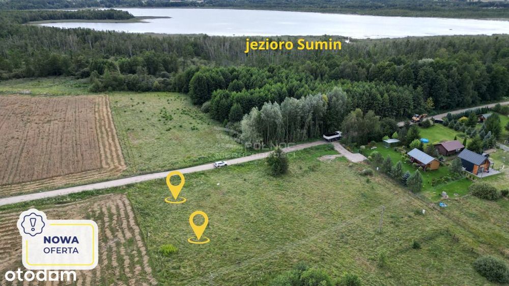 Działka letniskowa nad jeziorem Sumin, Grabniak