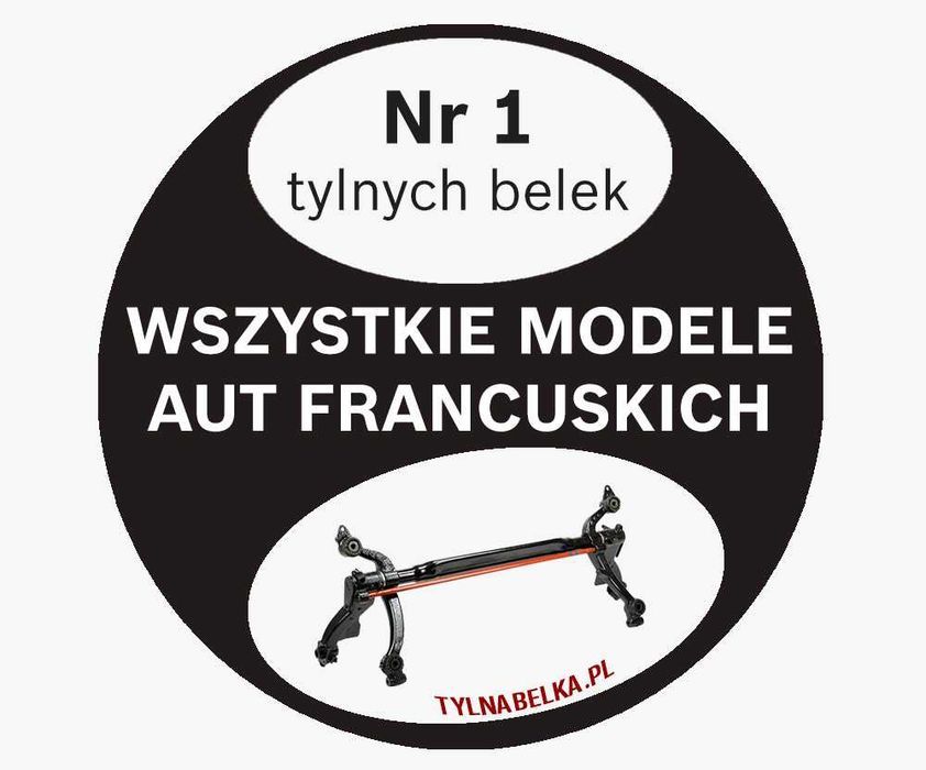 Tylna belka oś, skrętna Renault Megane - 3 lata gwarancji