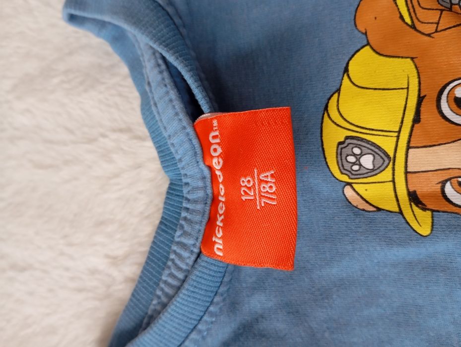 Koszulki bawełniane Psi Patrol 128/134