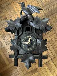 zegar kukułka czarny