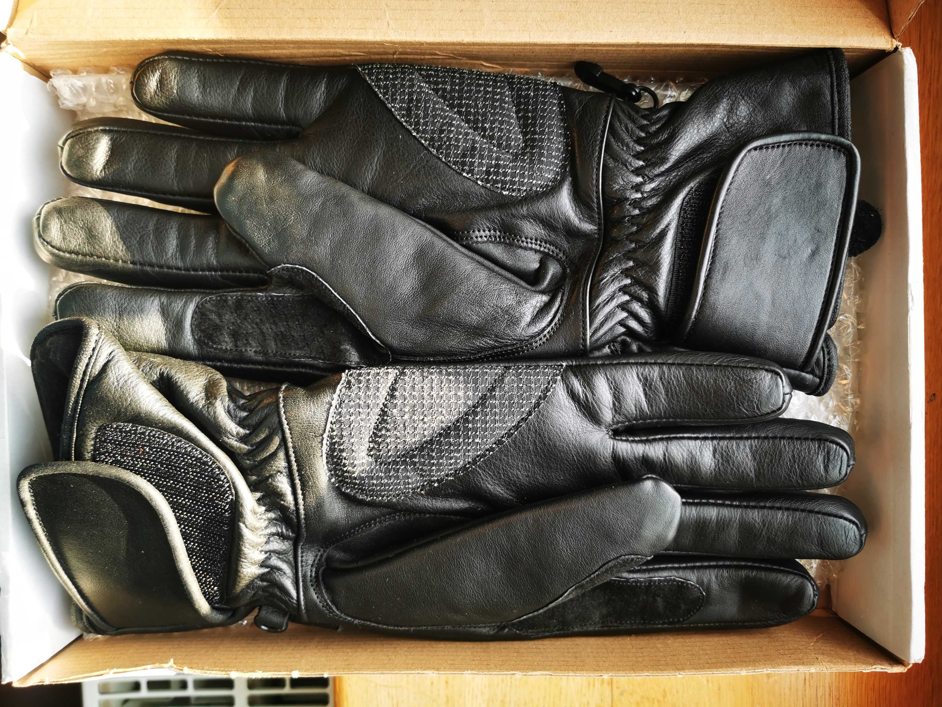 Rękawice skórzane nowe na motocykl rozm. XL 8,5/9