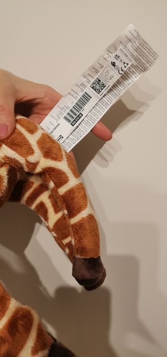 Żyrafa, pluszak, 45 cm, NOWA, Ikea