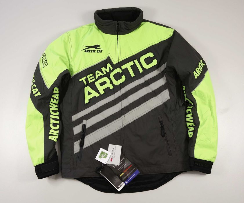Arctic Cat Snowmobile Team Arctic Pro Flex Jacket Lime Kurtka Męska M