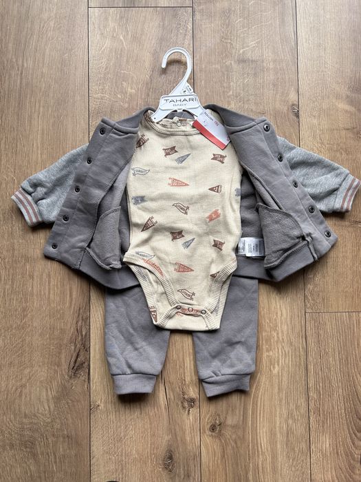 Tahari ocieplany dres dla chłopca 68/74