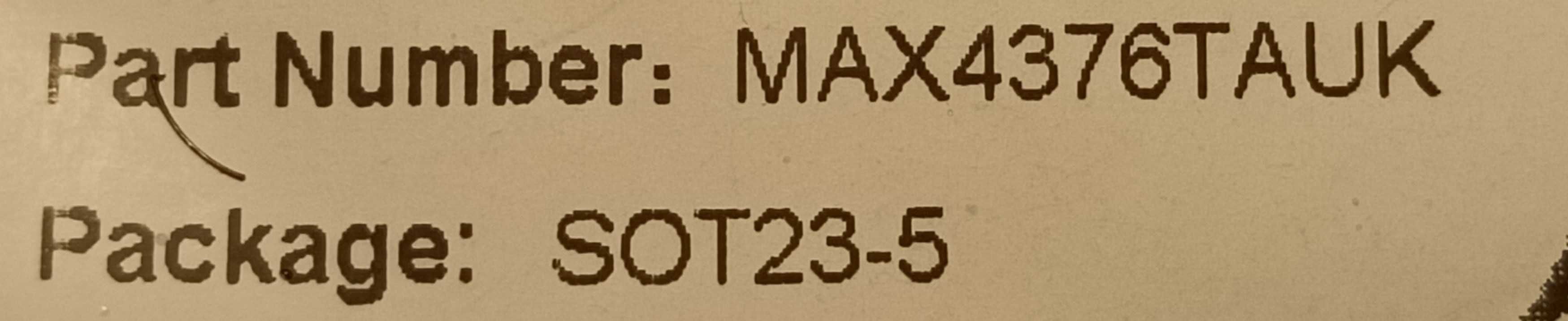 MAX4376TAUK+T , CHIP, wzmacniacz, układ SOT 23-5