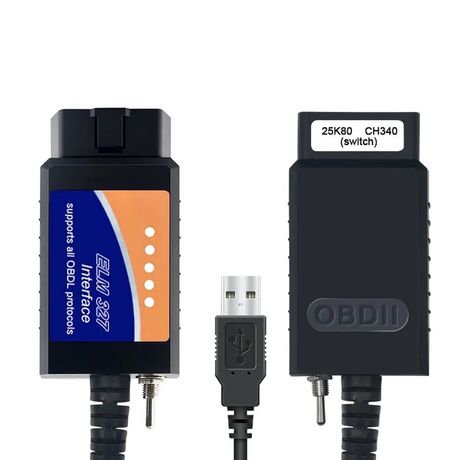 Автосканер ELM 327 V1.5 USB OBD 2