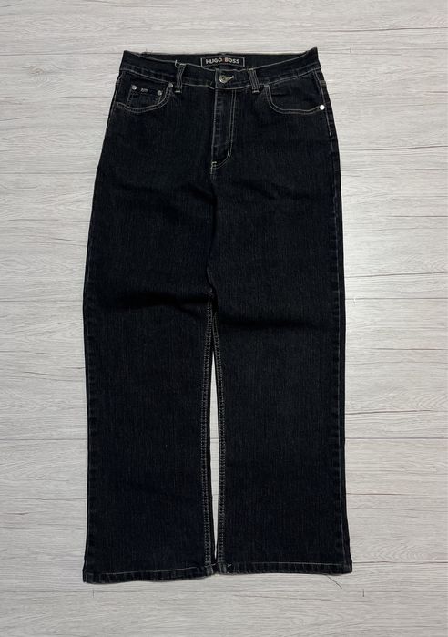Чоловічі чорні класичні джинси Hugo Boss vintage