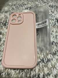 Case etui iphone 13 pro max różowe kolor jasny różowy