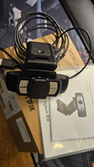 Kamerka Logitech C930c, osłona na obiektyw, stan idealny