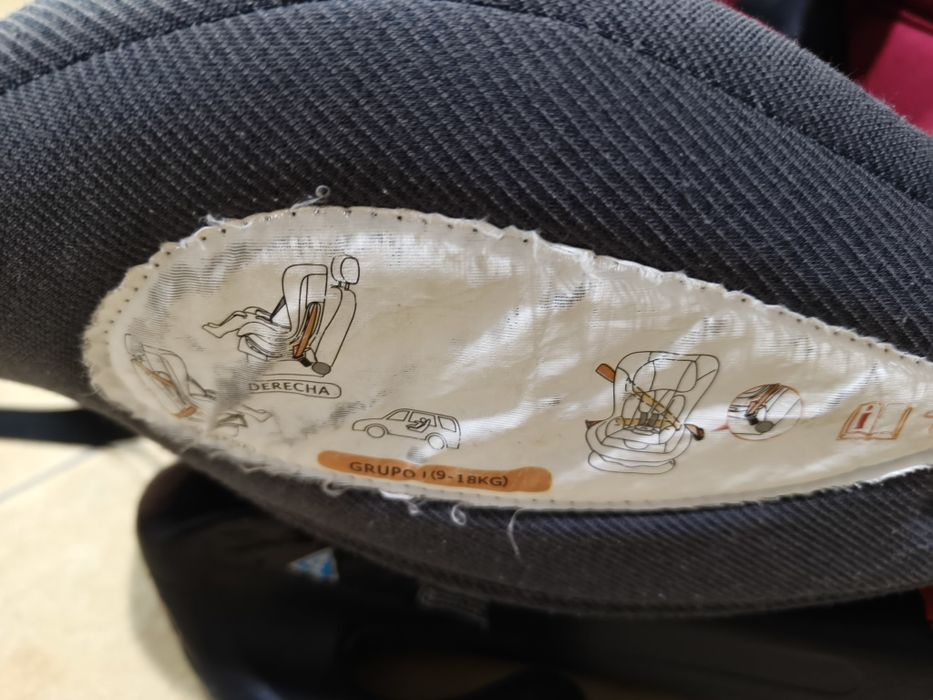 Cadeira de bebe dos 9 aos 18 kg