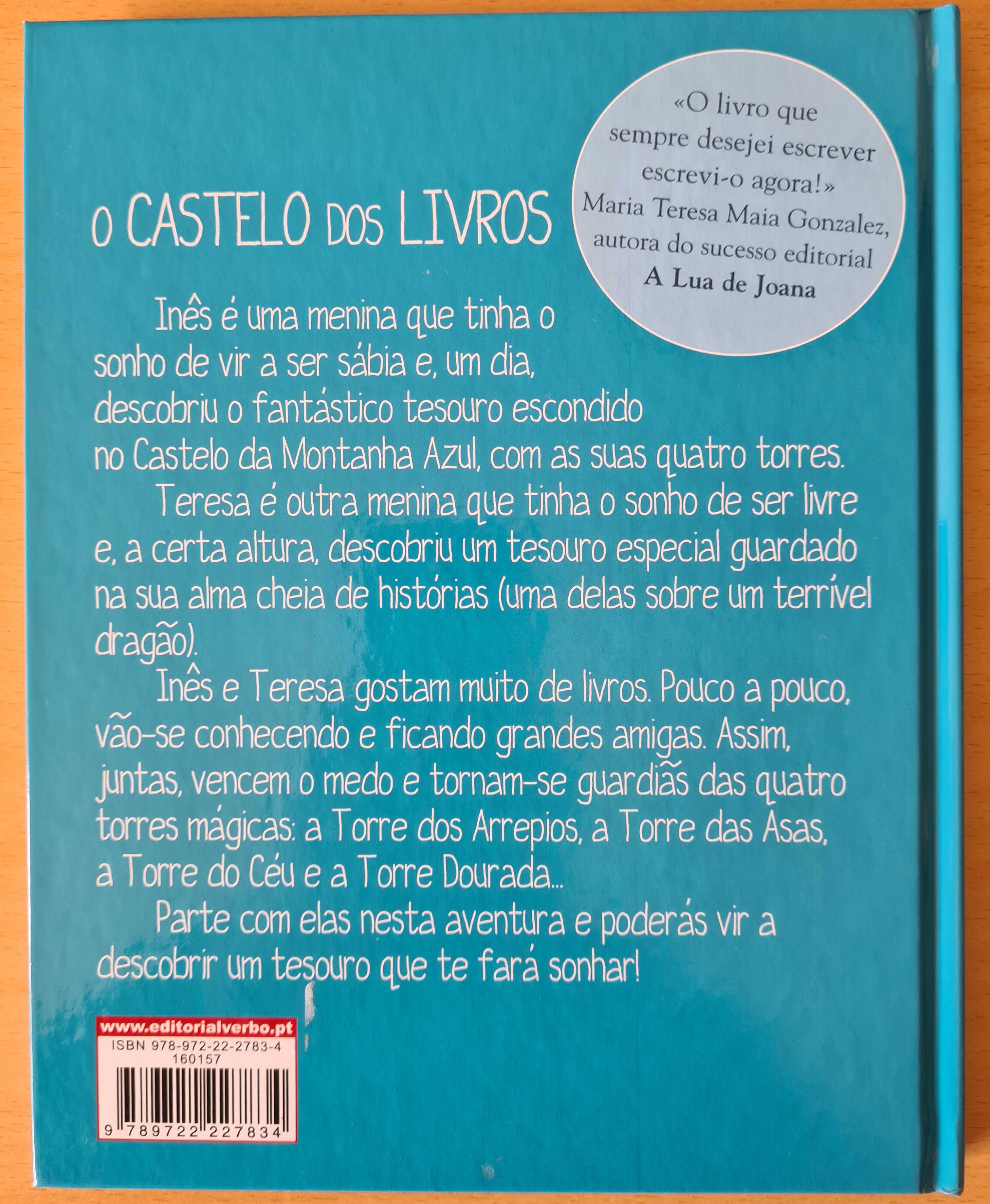 Livro infantil "O Castelo dos Livros" de Maria Teresa Maia Gonzalez