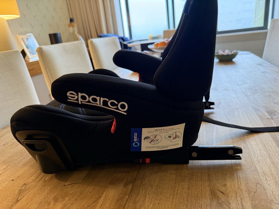 Sparco Booster Assento Cadeira Auto Isofix Grupo 3