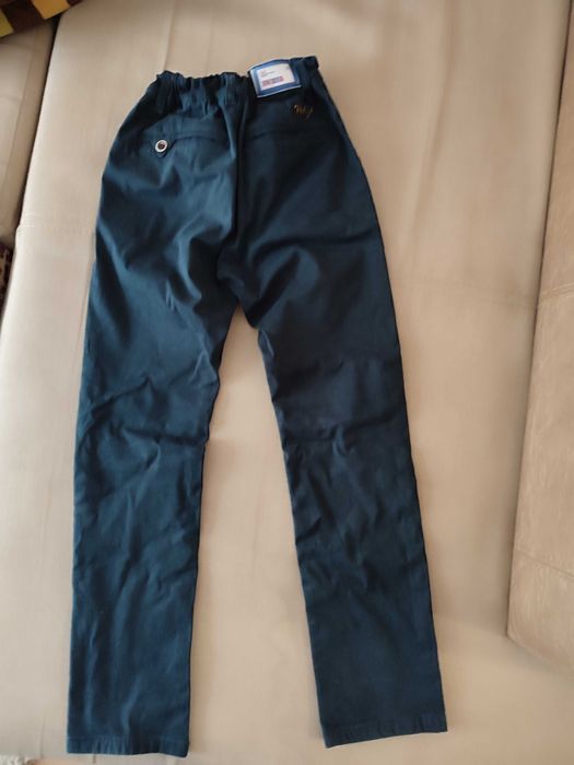 Котонові брюки сині