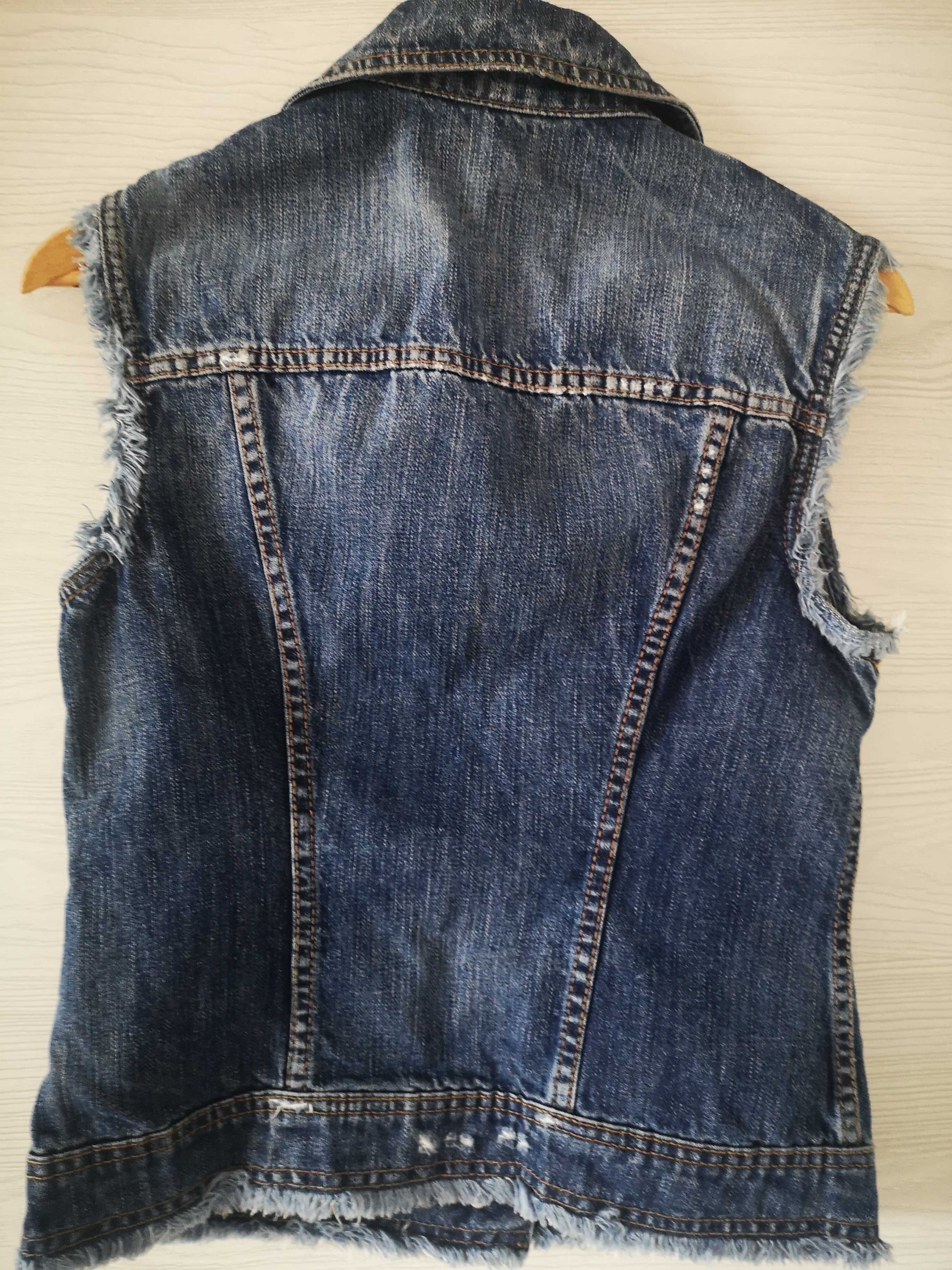 Liu Jo oryginał kurtka kamizelka jeansowa 36(za pół ceny)