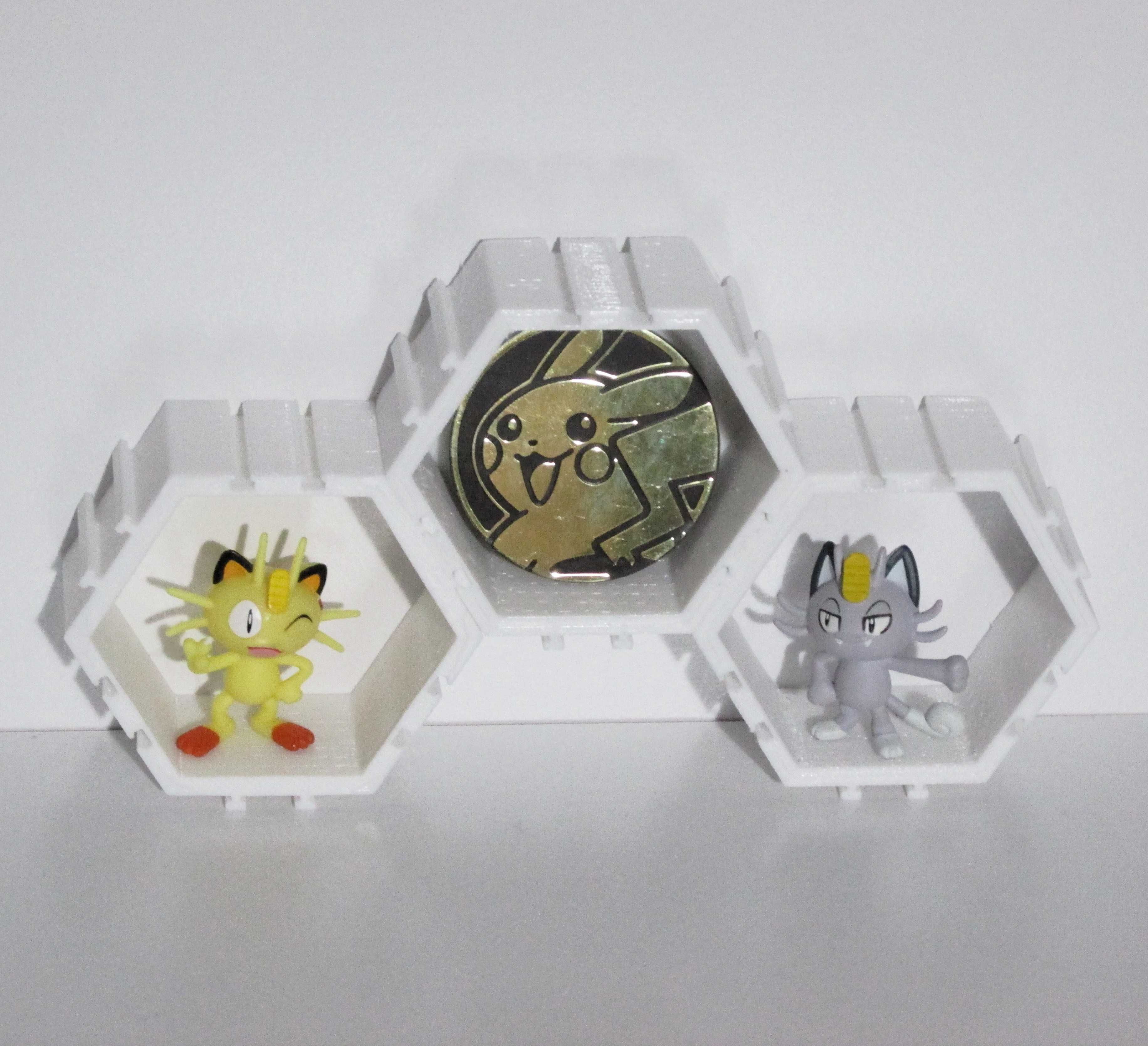 Pack Pokemons Meowth com 3 figures display