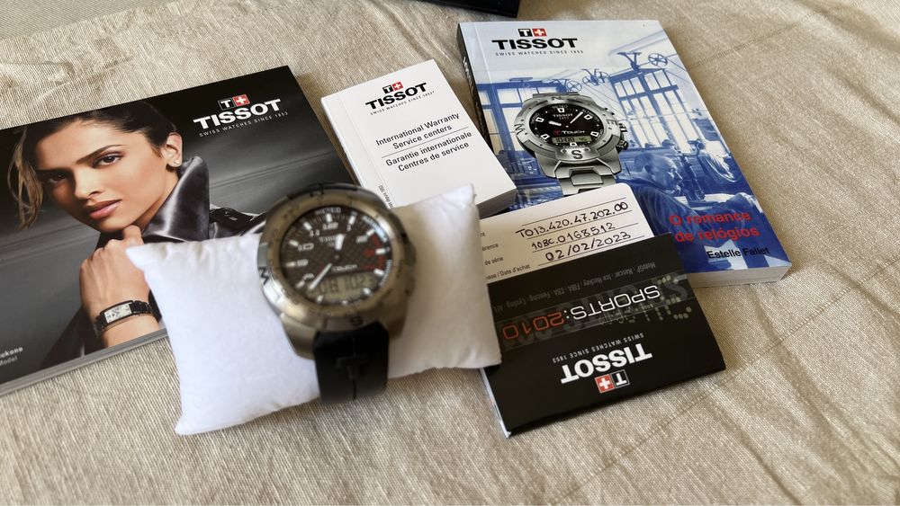 Relógio Tissot T-Touch Expert Titânio em garantia