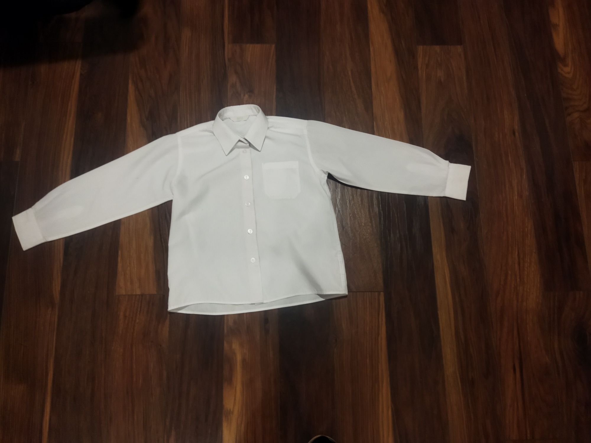Biała koszula 122/128 chłopięca elegancka wizytowa