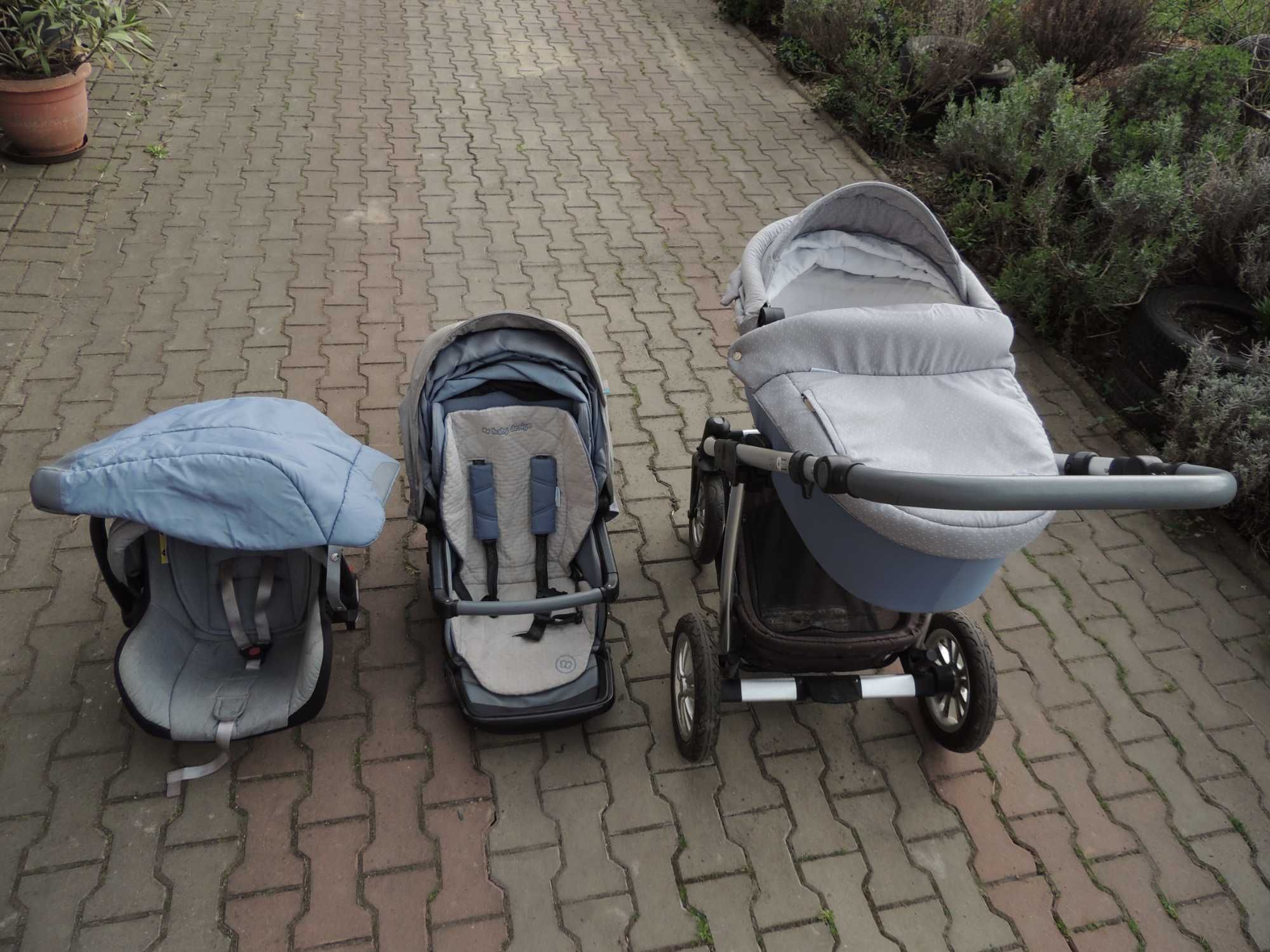 Wózek dla dziecka 2 w 1 Baby design gondola 3 w 1 spacerówka nosidełko