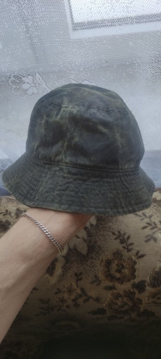 Bucket hat kapelusz streetwear DIY tie dye moro lato y2k hype neon
