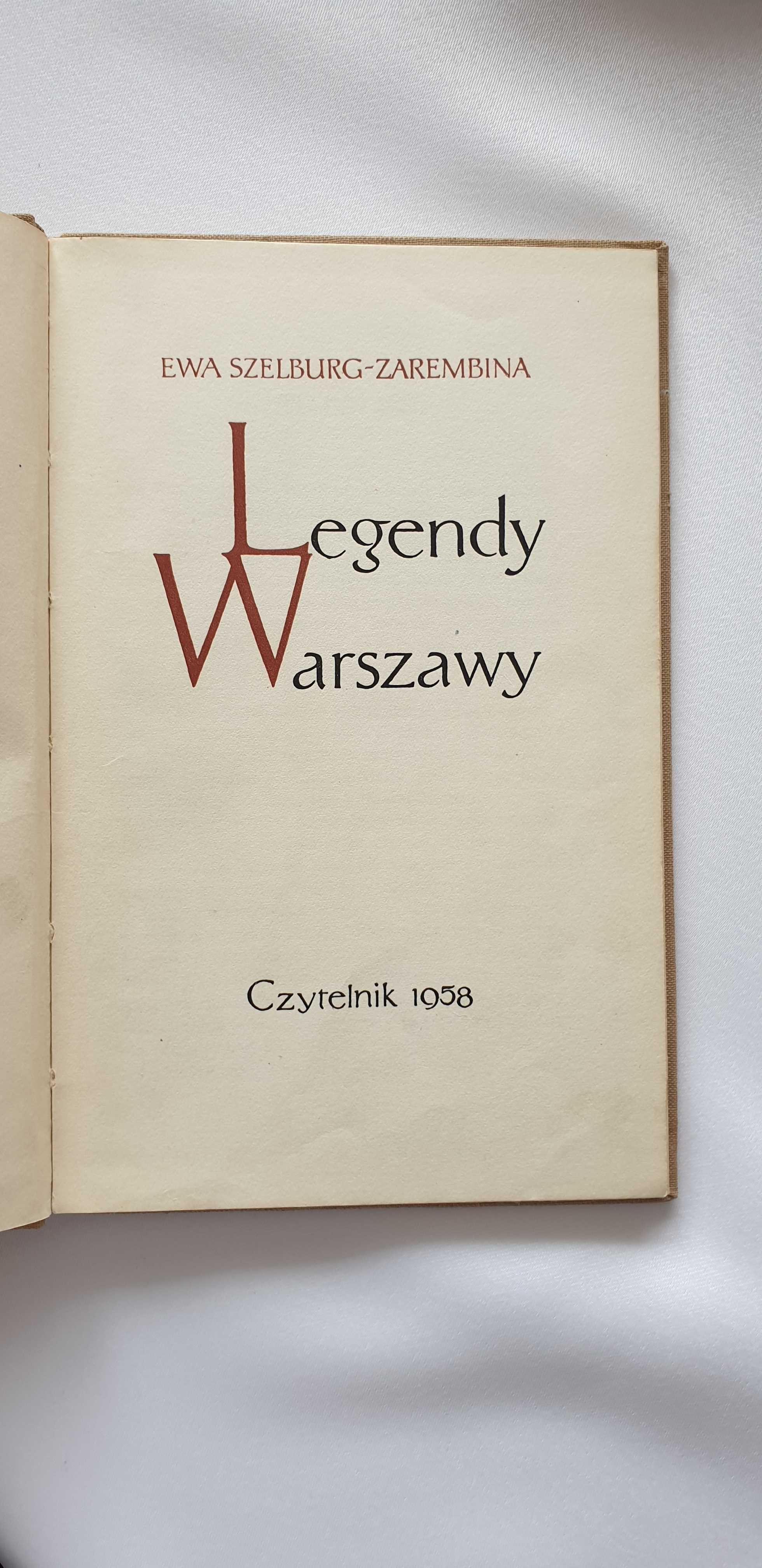 Legendy Warszawy Ewa Szelburg-Zarembina