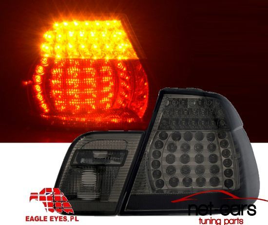 Lampy tylne tył BMW 3 E46 LED Diodowe SEDAN Dymione