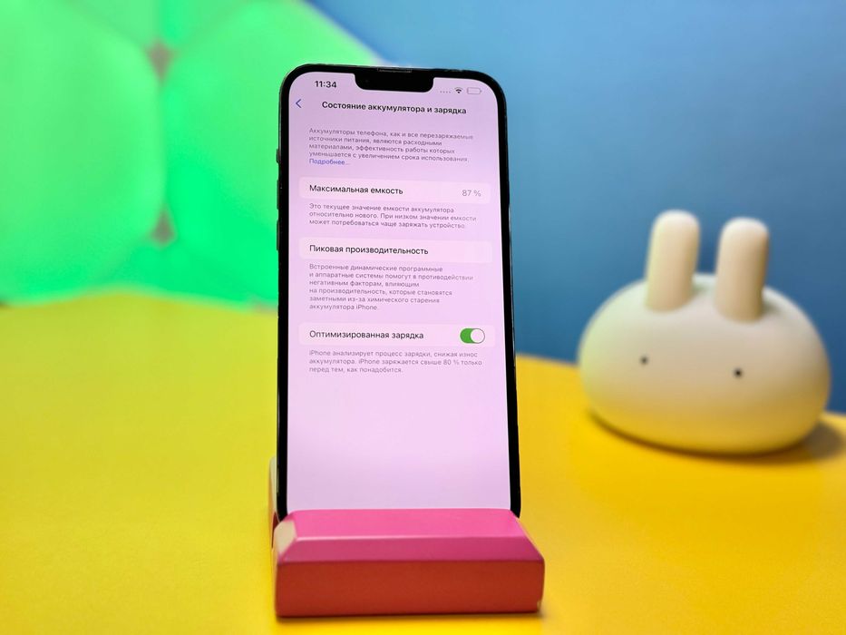 Смартфон iPhone 13 Pro Max 128GB Sierra Blue (150195) Б/У З ГАРАНТІЄЮ