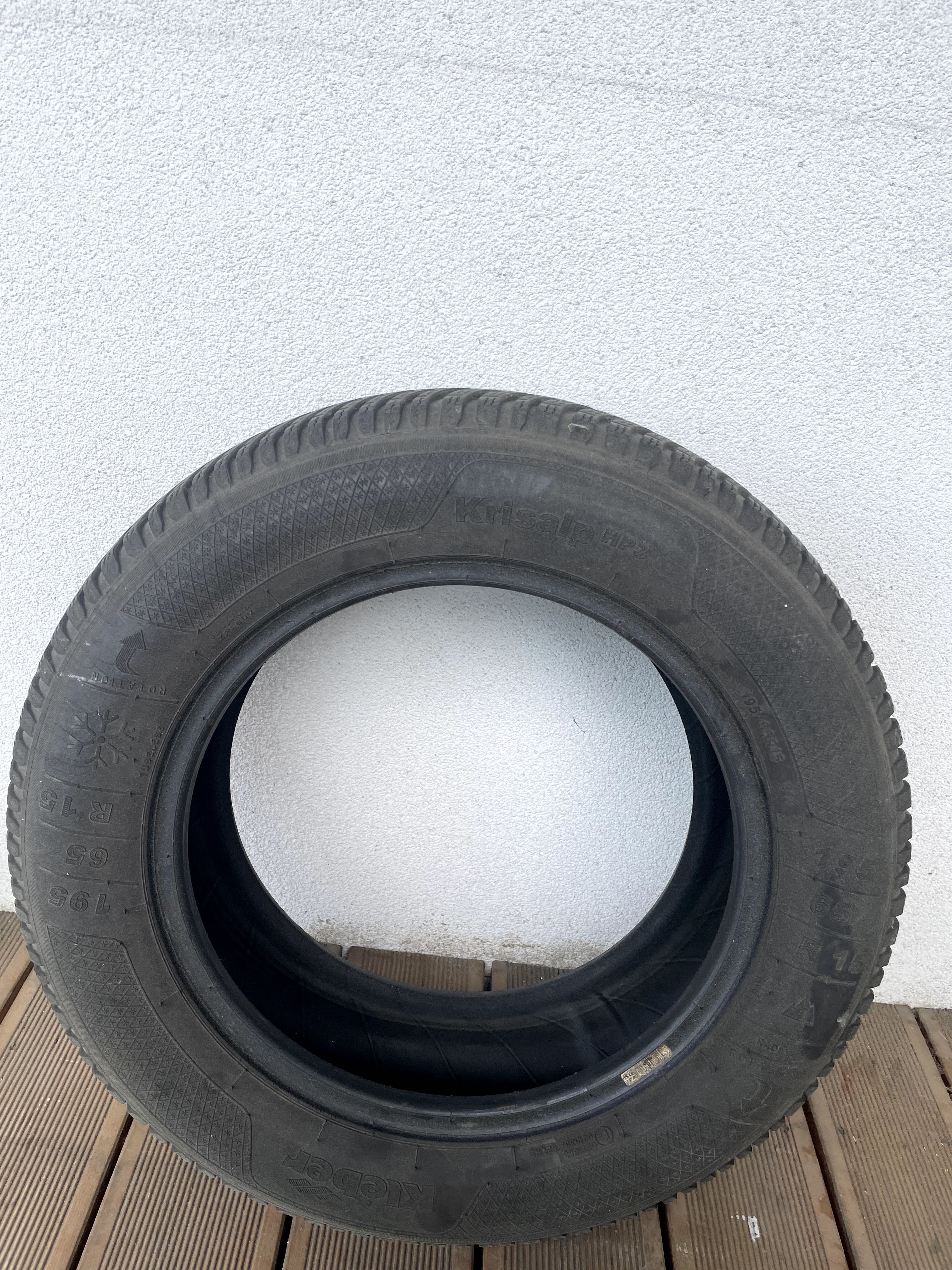 Zimowe opony Kleber/Krisalp w dobrym stanie
